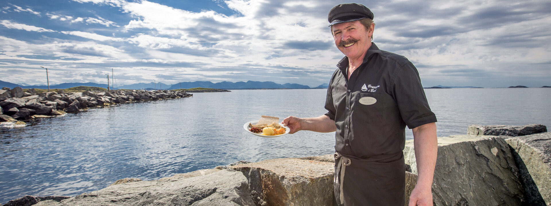 Bud Bryggjen i Bud Gammelsaltet fisk Nordvest